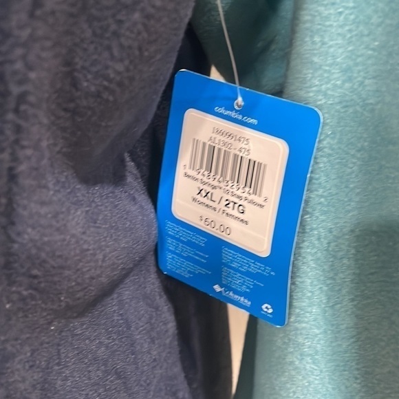 NWT Columbia fleece half button - Picture 2 of 5